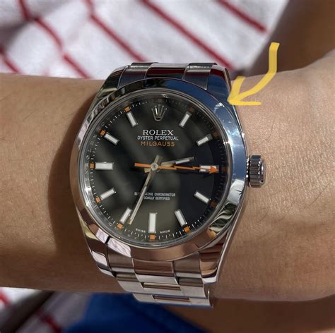 [Rolex Milgauss] Scratch on Bezel : r/Watches 